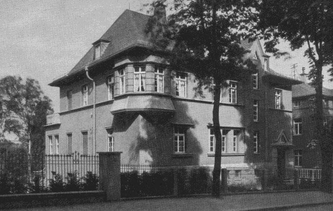 Villa von Erich Basarke in Burgstädt auf der Bahnhofstraße